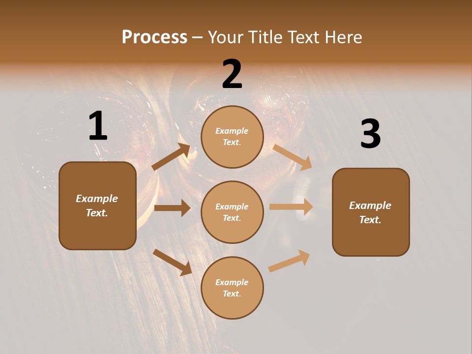 Wood Frozen Liquid PowerPoint Template