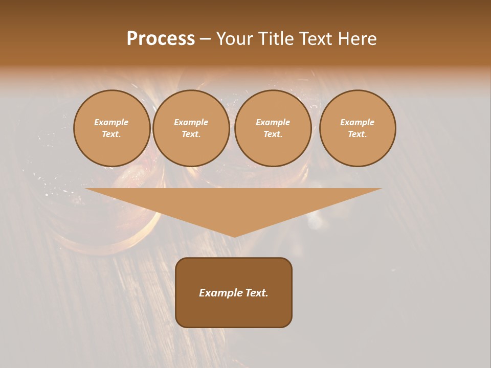 Wood Frozen Liquid PowerPoint Template