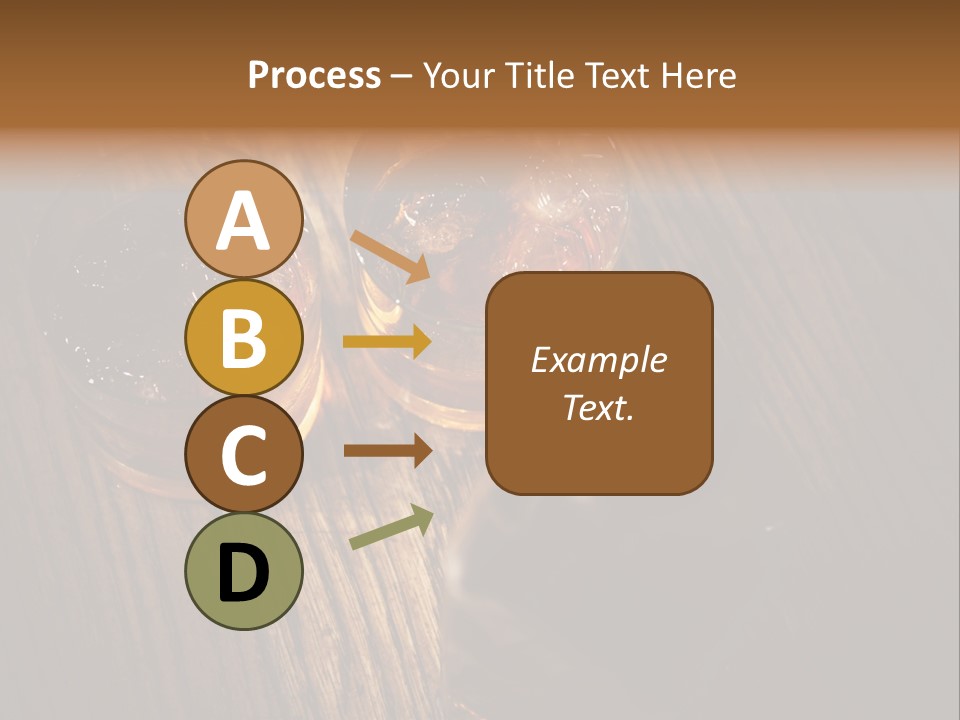 Wood Frozen Liquid PowerPoint Template