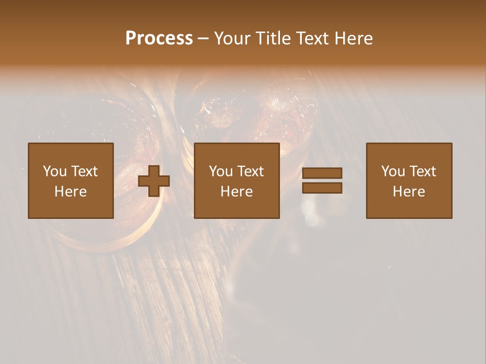 Wood Frozen Liquid PowerPoint Template