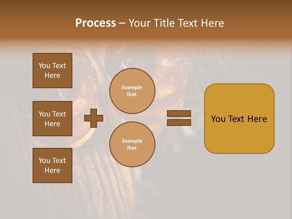 Wood Frozen Liquid PowerPoint Template