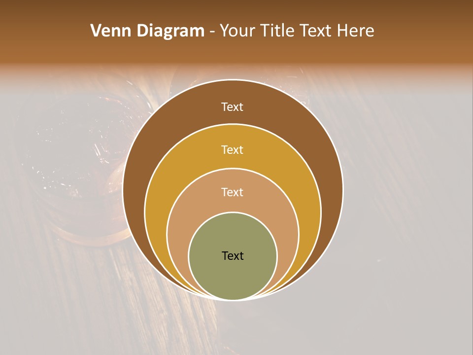 Wood Frozen Liquid PowerPoint Template