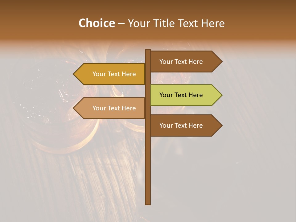 Wood Frozen Liquid PowerPoint Template