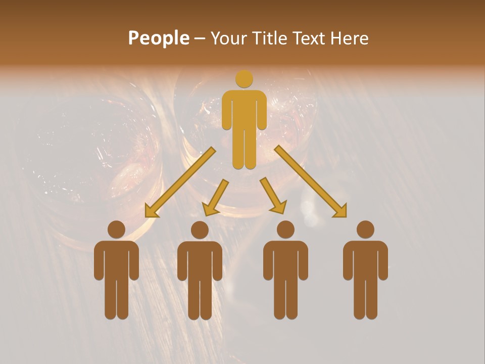 Wood Frozen Liquid PowerPoint Template