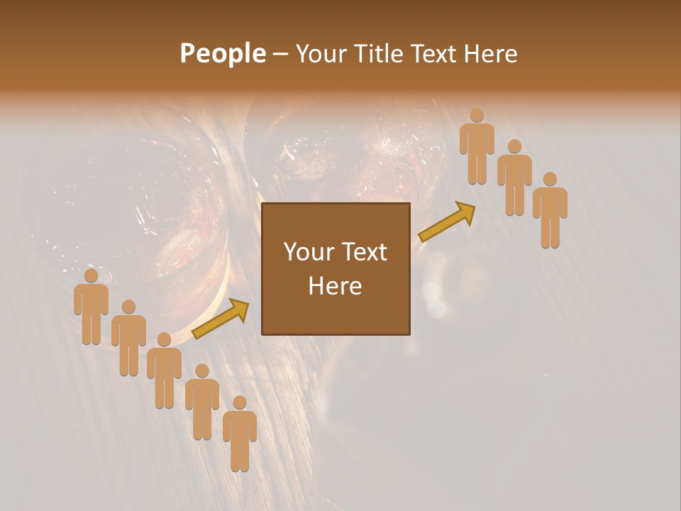 Wood Frozen Liquid PowerPoint Template