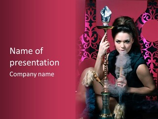 Desire Glamour Looking PowerPoint Template