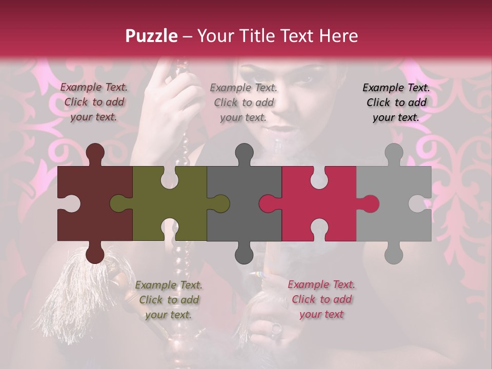 Desire Glamour Looking PowerPoint Template
