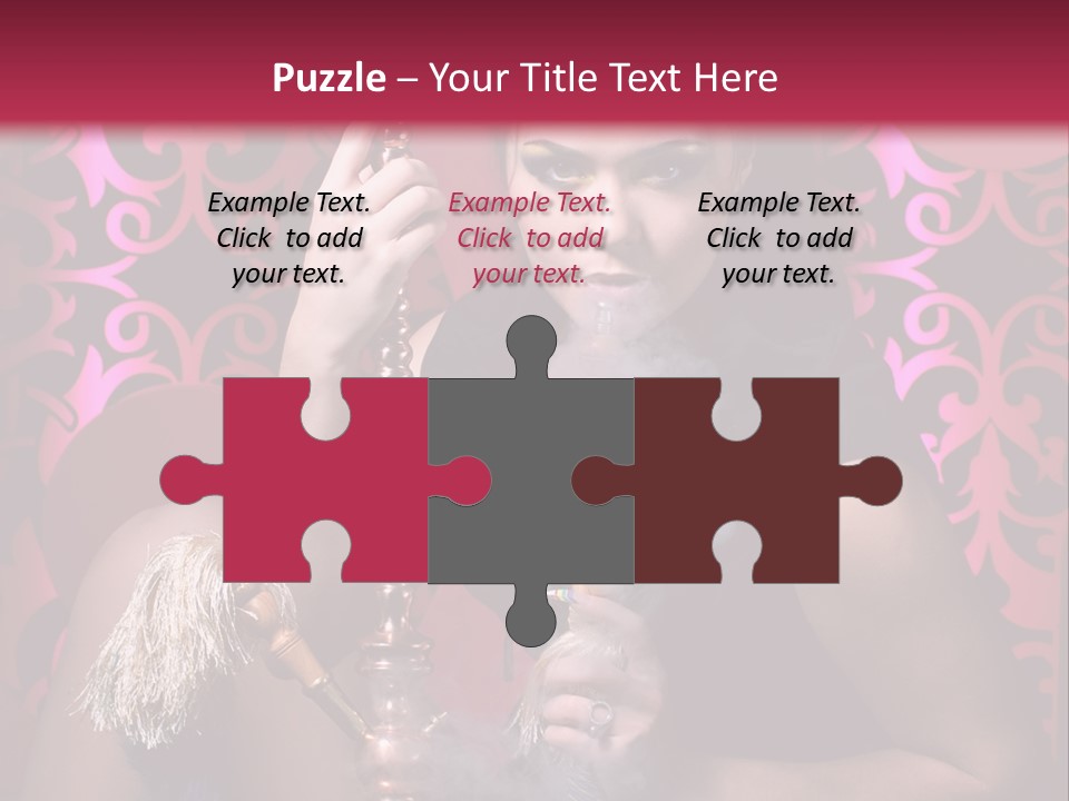 Desire Glamour Looking PowerPoint Template