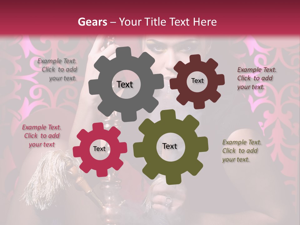 Desire Glamour Looking PowerPoint Template