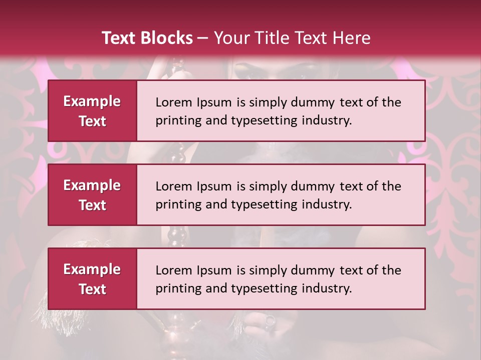 Desire Glamour Looking PowerPoint Template
