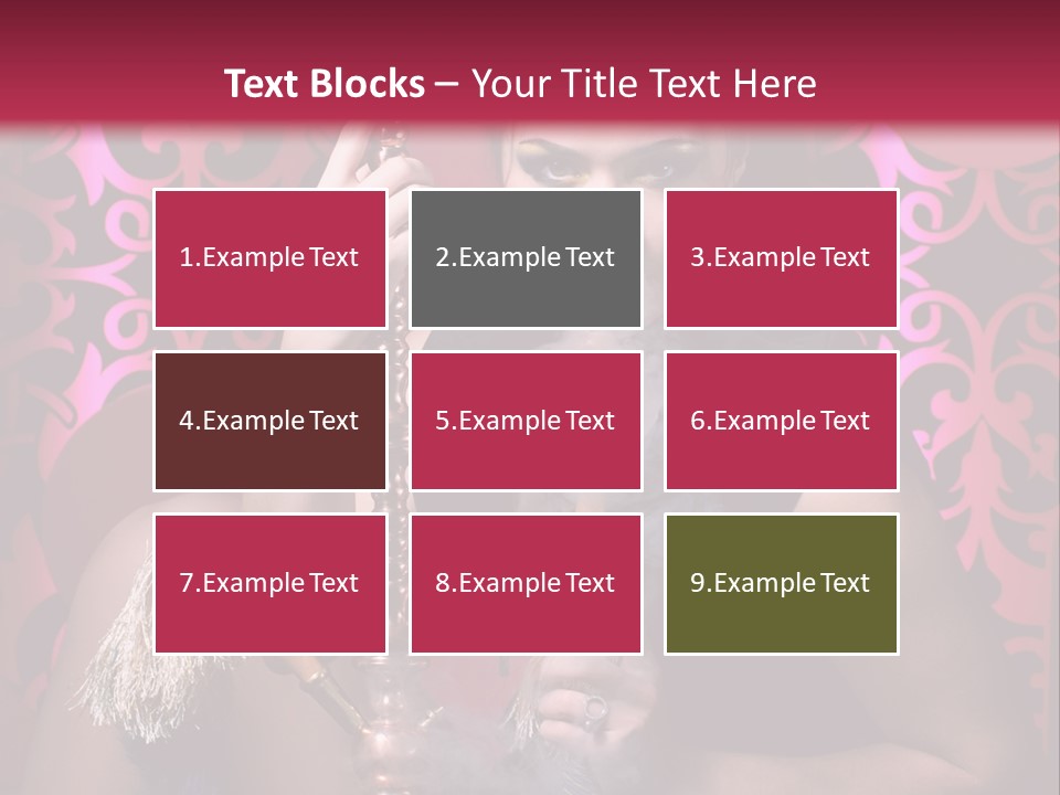 Desire Glamour Looking PowerPoint Template