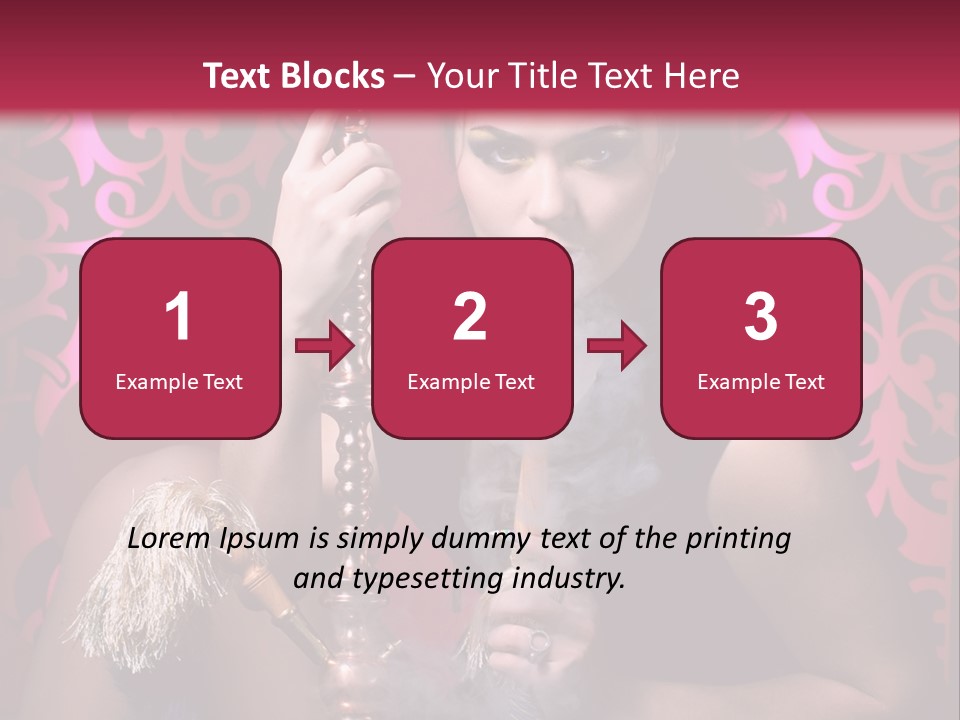Desire Glamour Looking PowerPoint Template