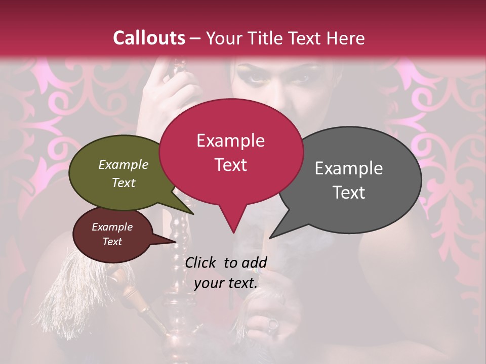 Desire Glamour Looking PowerPoint Template