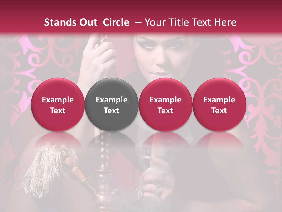 Desire Glamour Looking PowerPoint Template