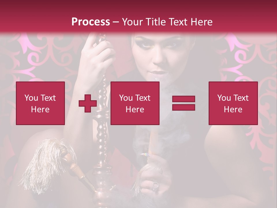 Desire Glamour Looking PowerPoint Template