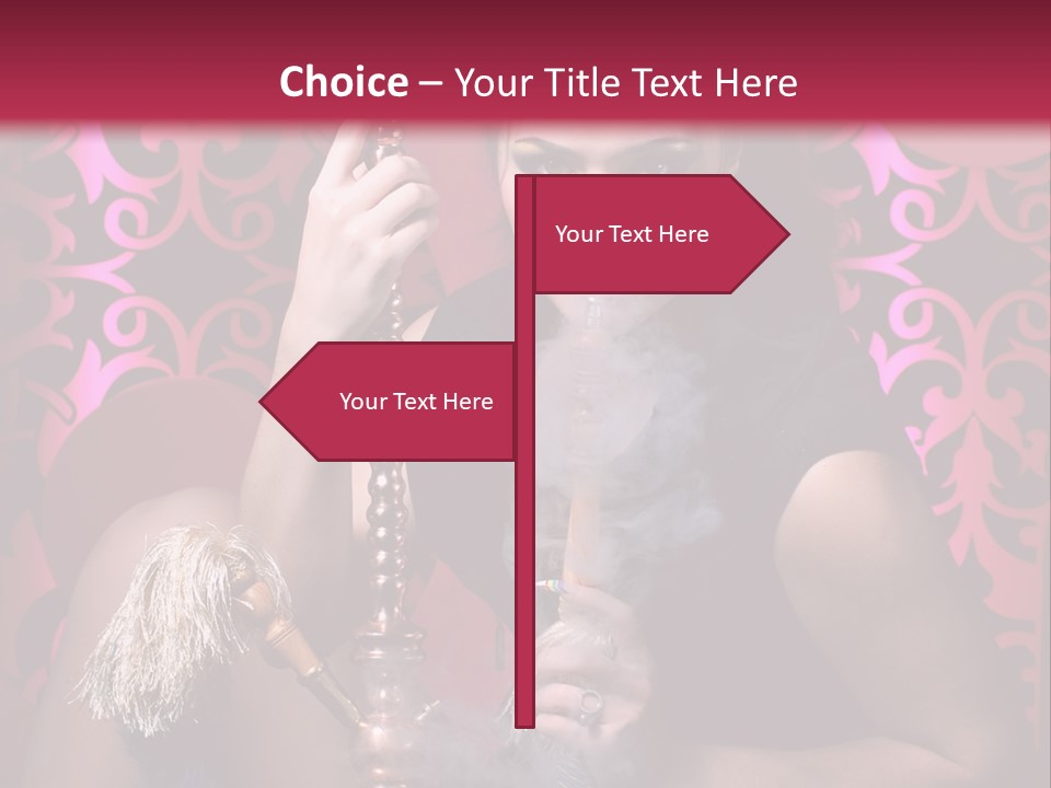 Desire Glamour Looking PowerPoint Template