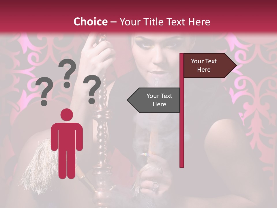 Desire Glamour Looking PowerPoint Template