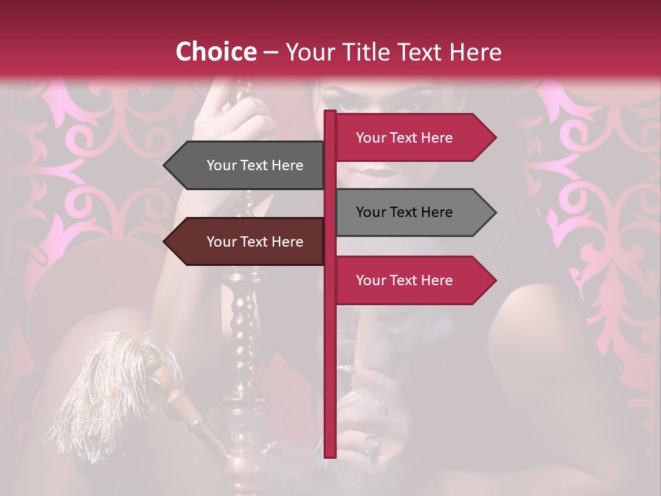Desire Glamour Looking PowerPoint Template