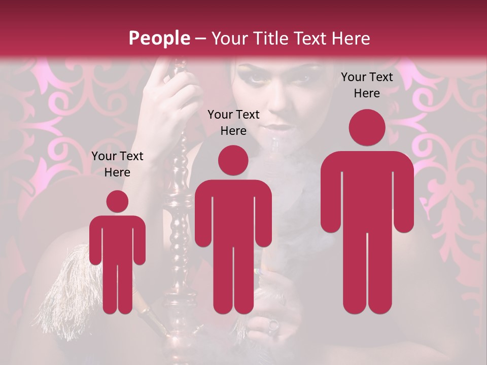 Desire Glamour Looking PowerPoint Template