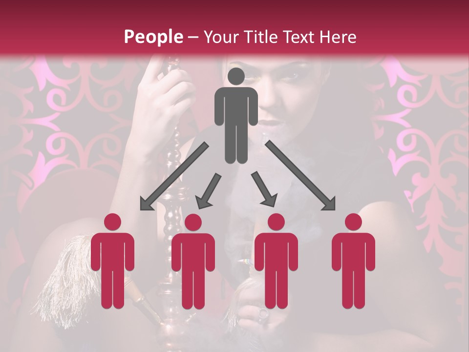 Desire Glamour Looking PowerPoint Template