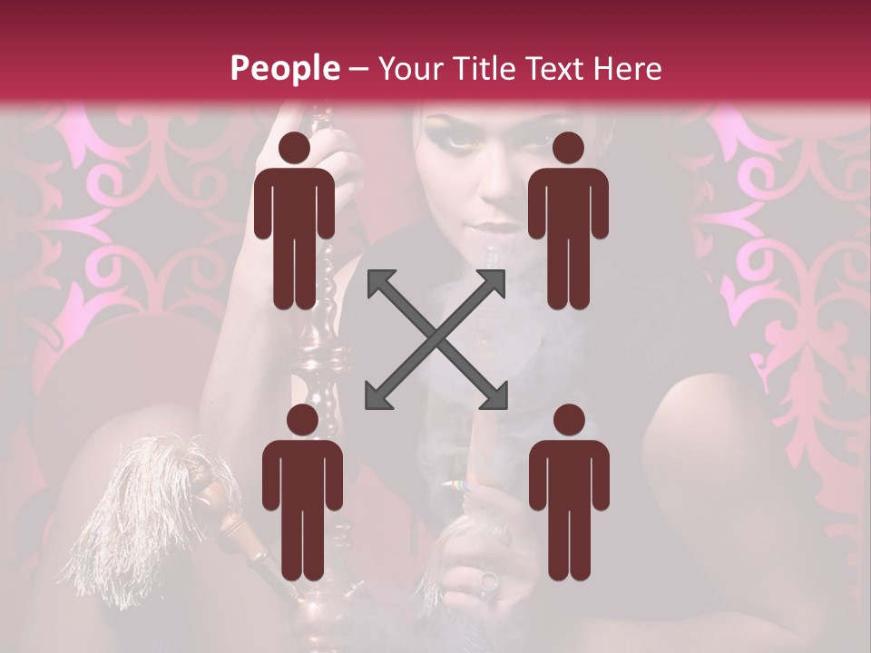 Desire Glamour Looking PowerPoint Template