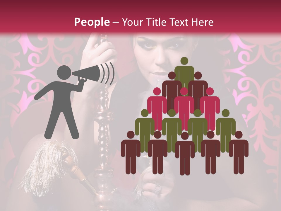 Desire Glamour Looking PowerPoint Template