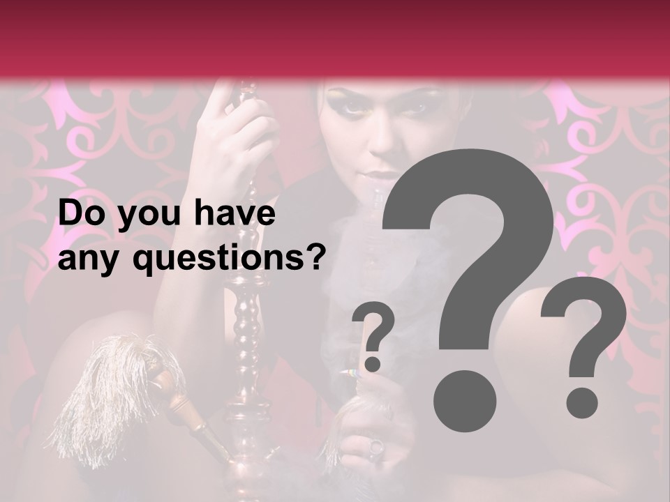 Desire Glamour Looking PowerPoint Template