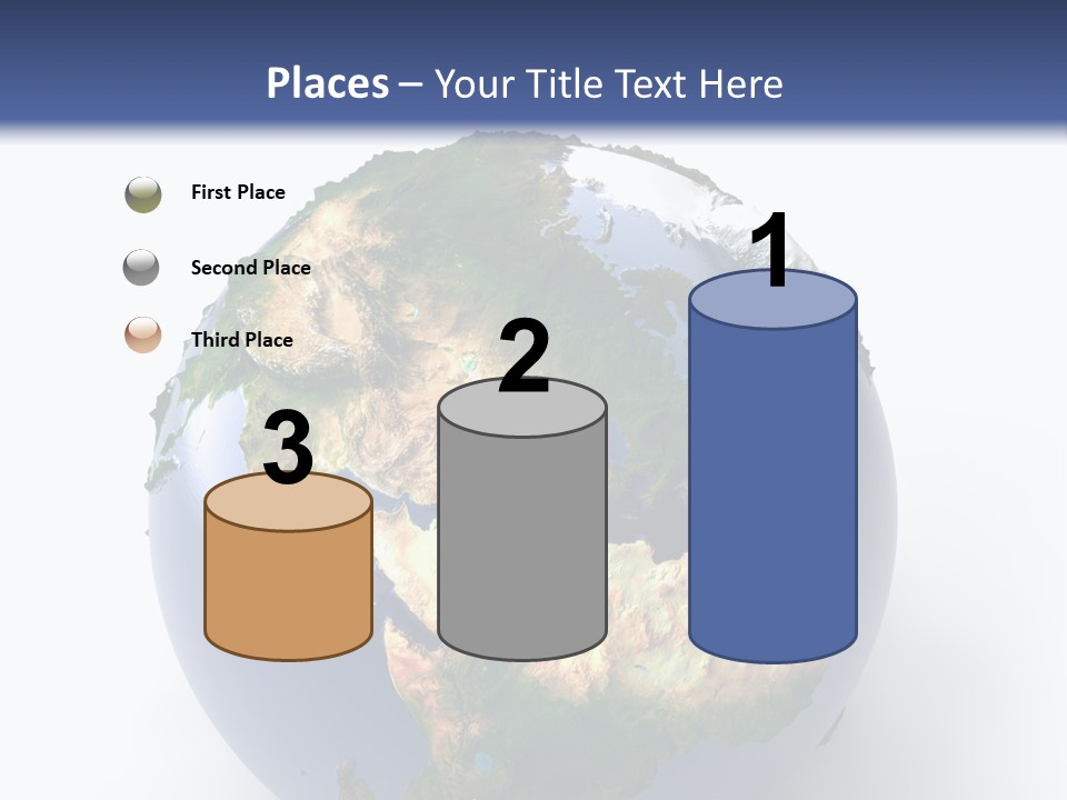 Sahara Nature Map PowerPoint Template