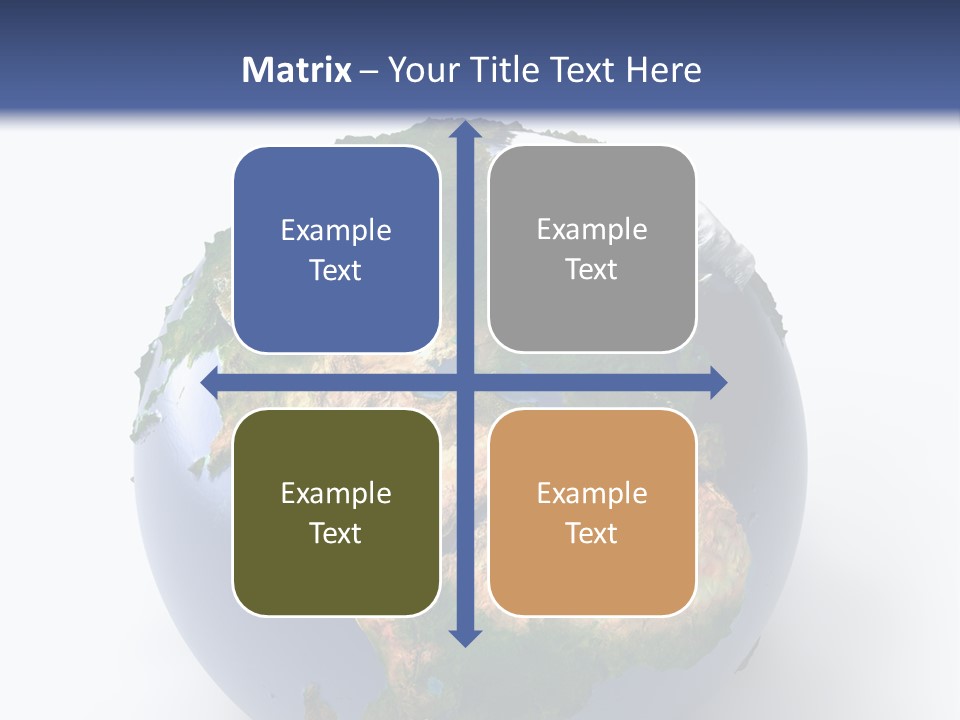 Sahara Nature Map PowerPoint Template