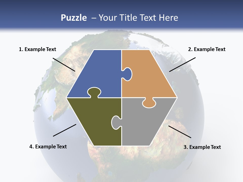 Sahara Nature Map PowerPoint Template