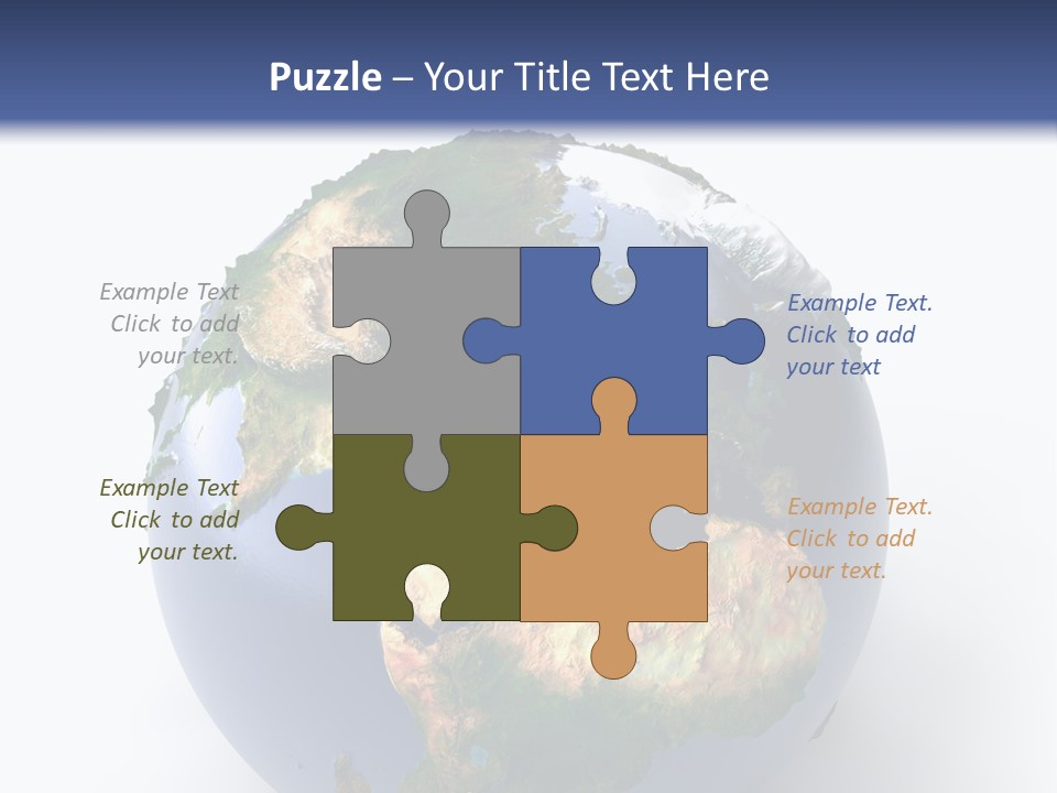 Sahara Nature Map PowerPoint Template