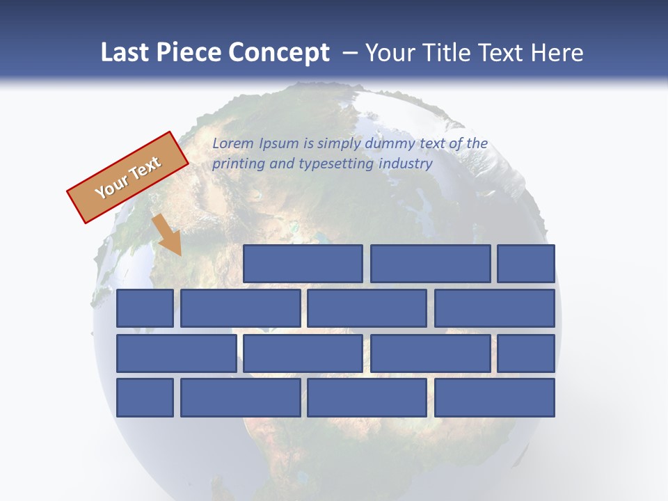 Sahara Nature Map PowerPoint Template
