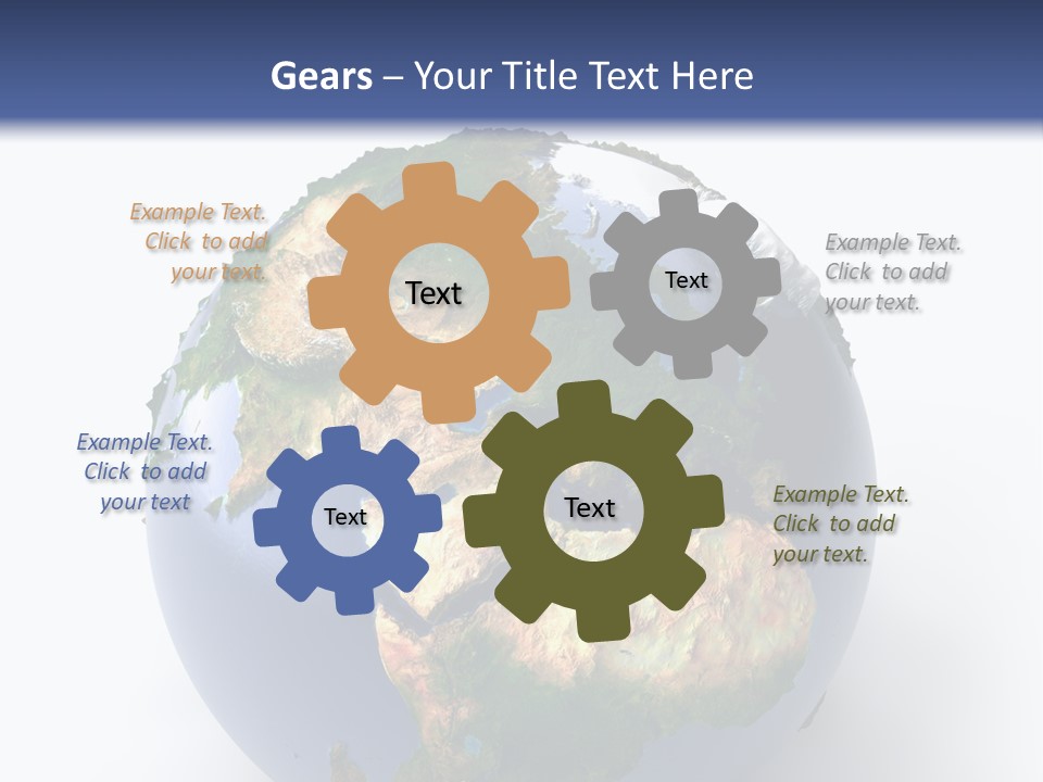 Sahara Nature Map PowerPoint Template