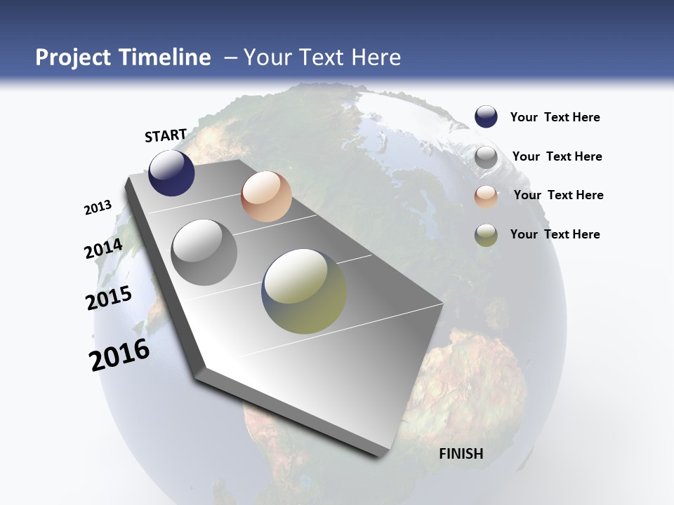 Sahara Nature Map PowerPoint Template