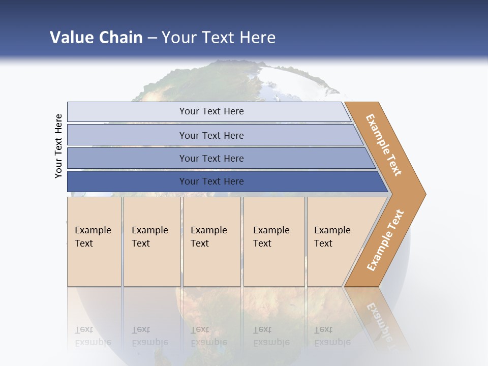 Sahara Nature Map PowerPoint Template