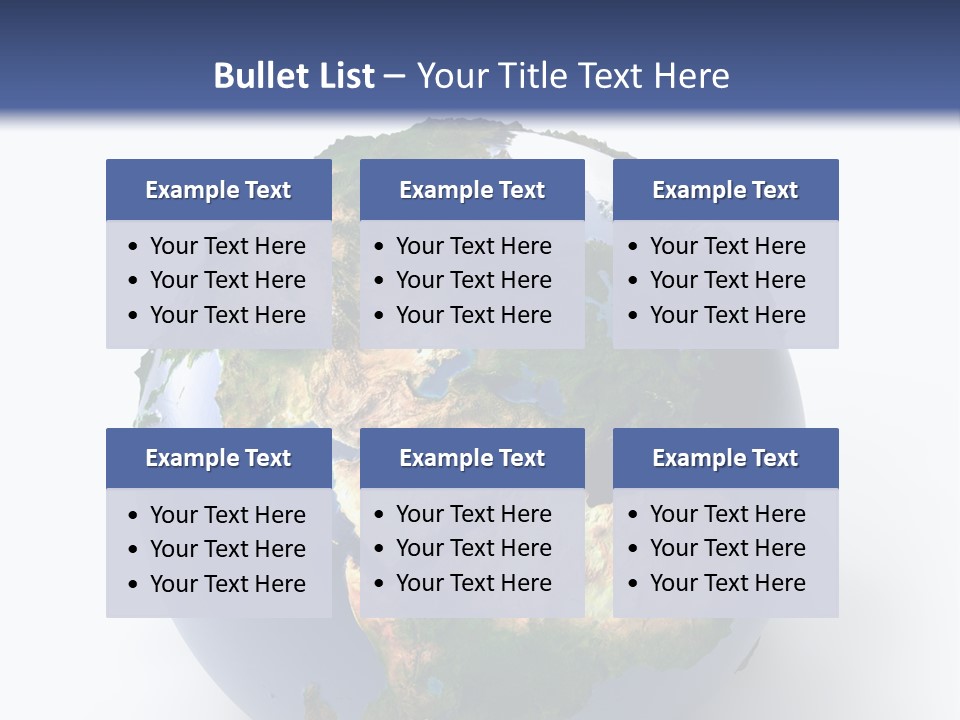 Sahara Nature Map PowerPoint Template