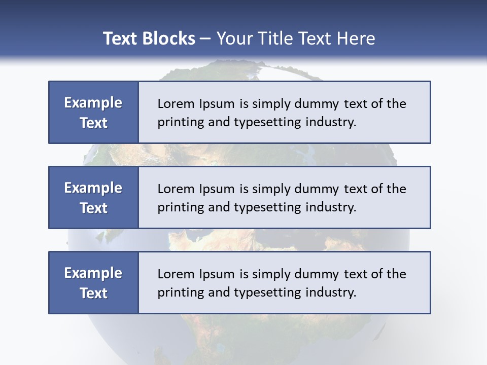 Sahara Nature Map PowerPoint Template