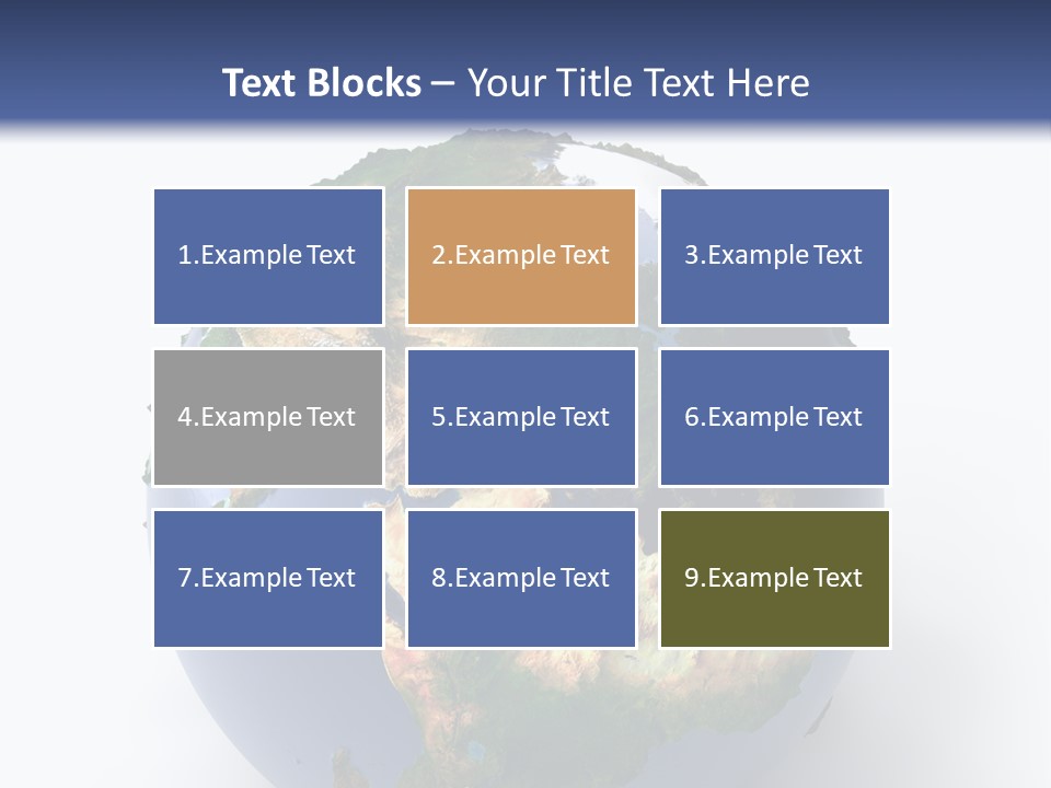 Sahara Nature Map PowerPoint Template