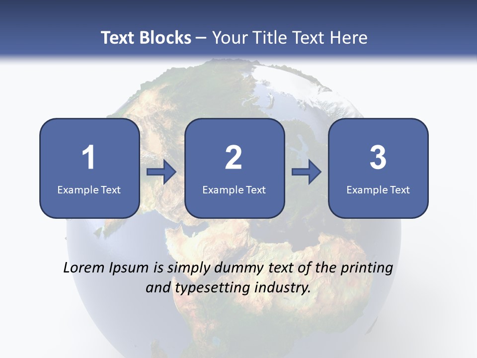 Sahara Nature Map PowerPoint Template