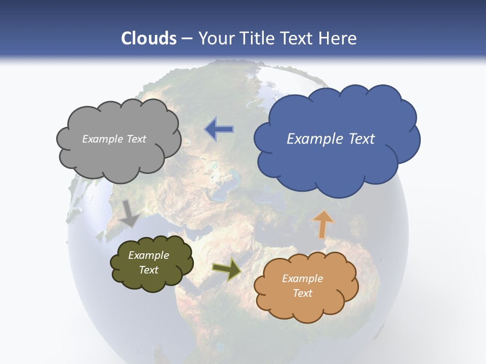 Sahara Nature Map PowerPoint Template