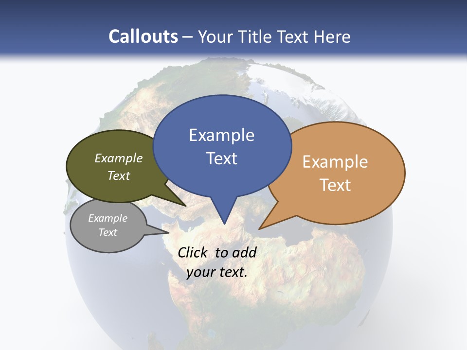 Sahara Nature Map PowerPoint Template