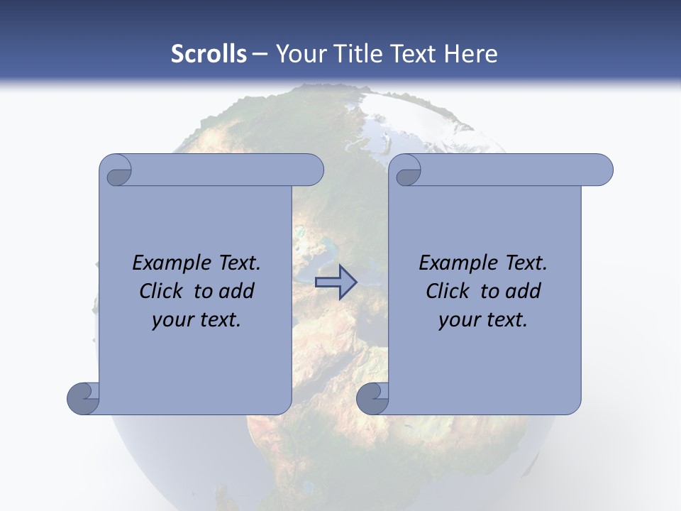 Sahara Nature Map PowerPoint Template