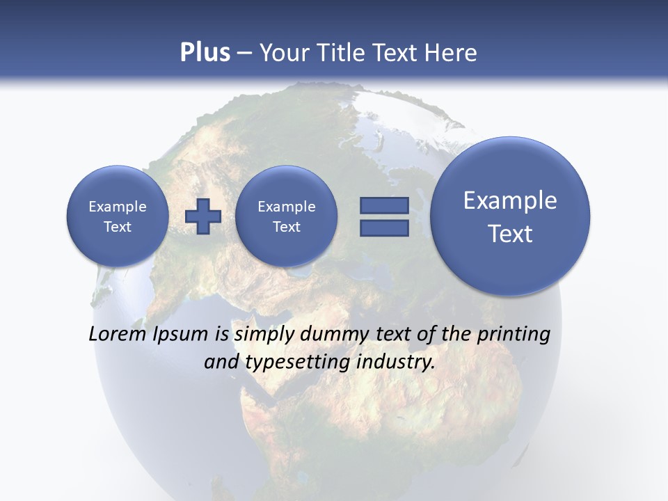 Sahara Nature Map PowerPoint Template
