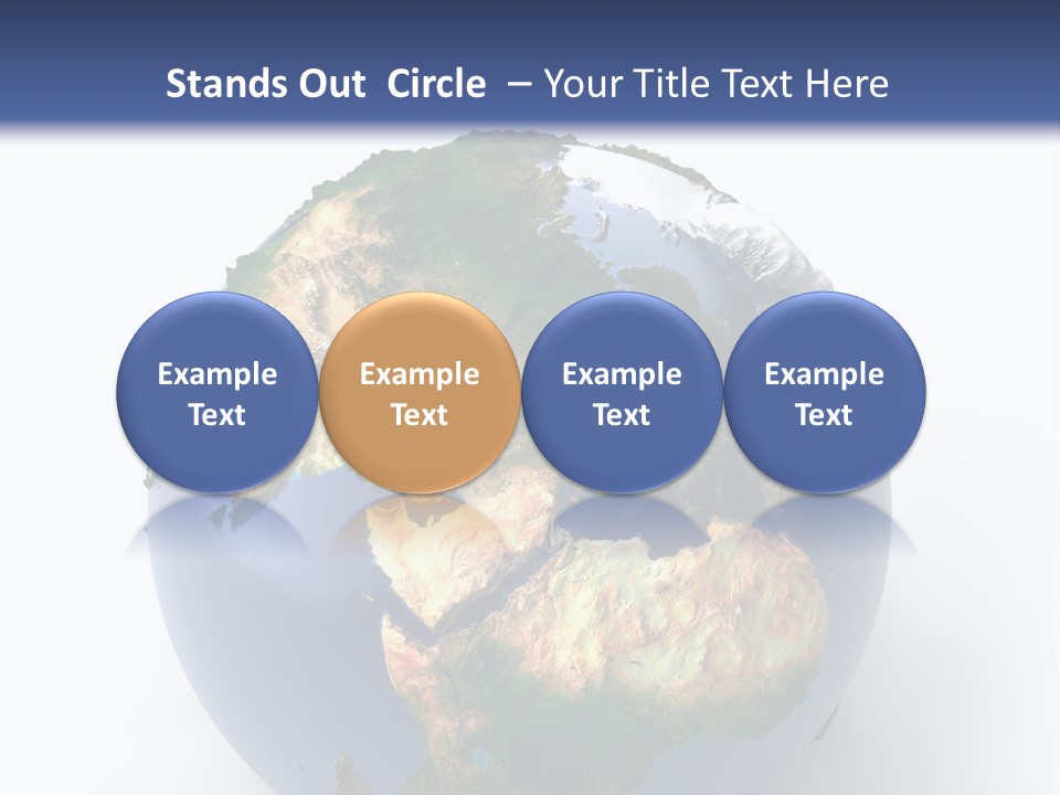 Sahara Nature Map PowerPoint Template