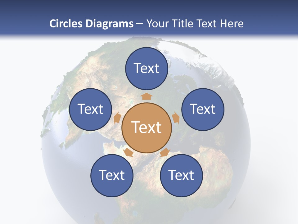 Sahara Nature Map PowerPoint Template