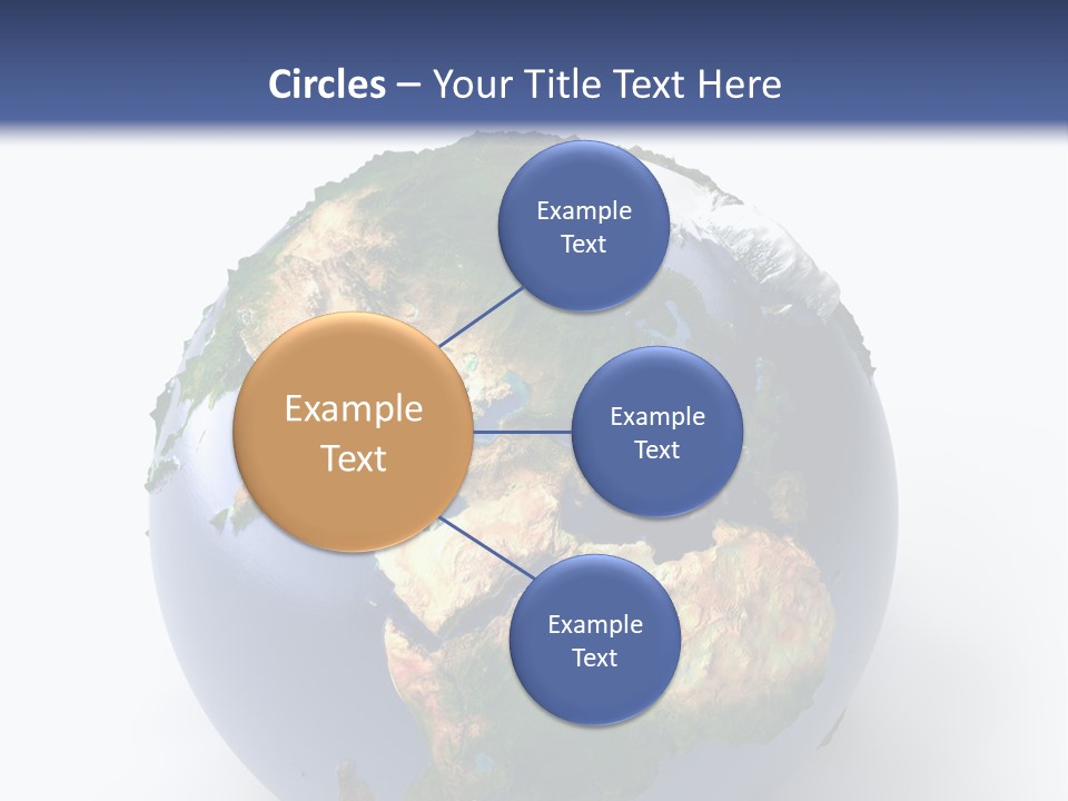 Sahara Nature Map PowerPoint Template