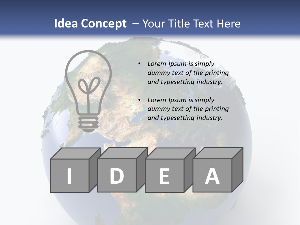 Sahara Nature Map PowerPoint Template