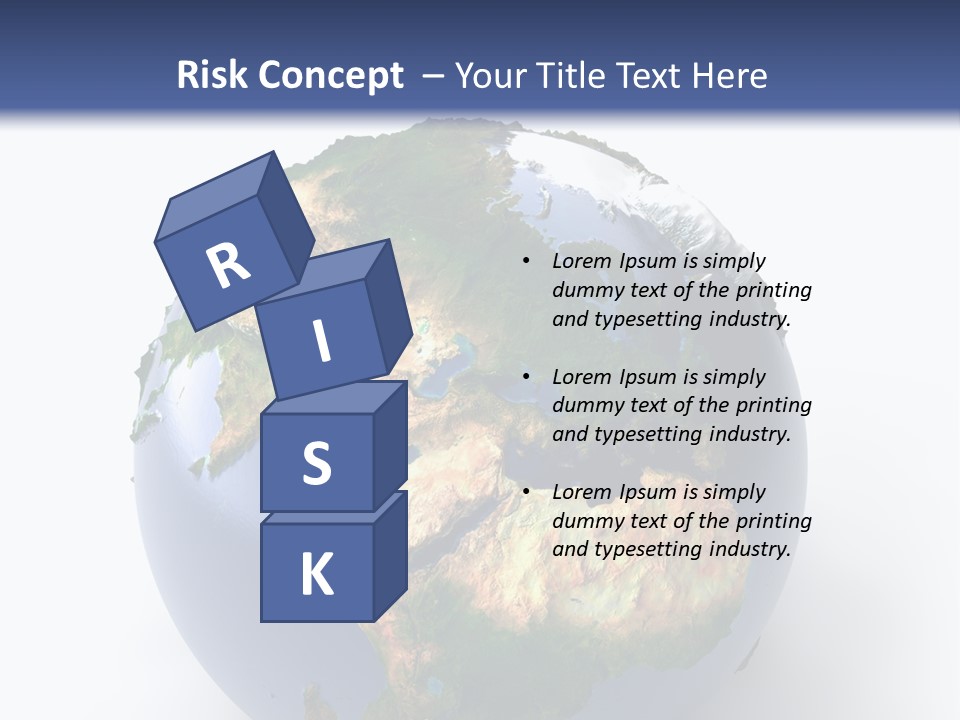 Sahara Nature Map PowerPoint Template