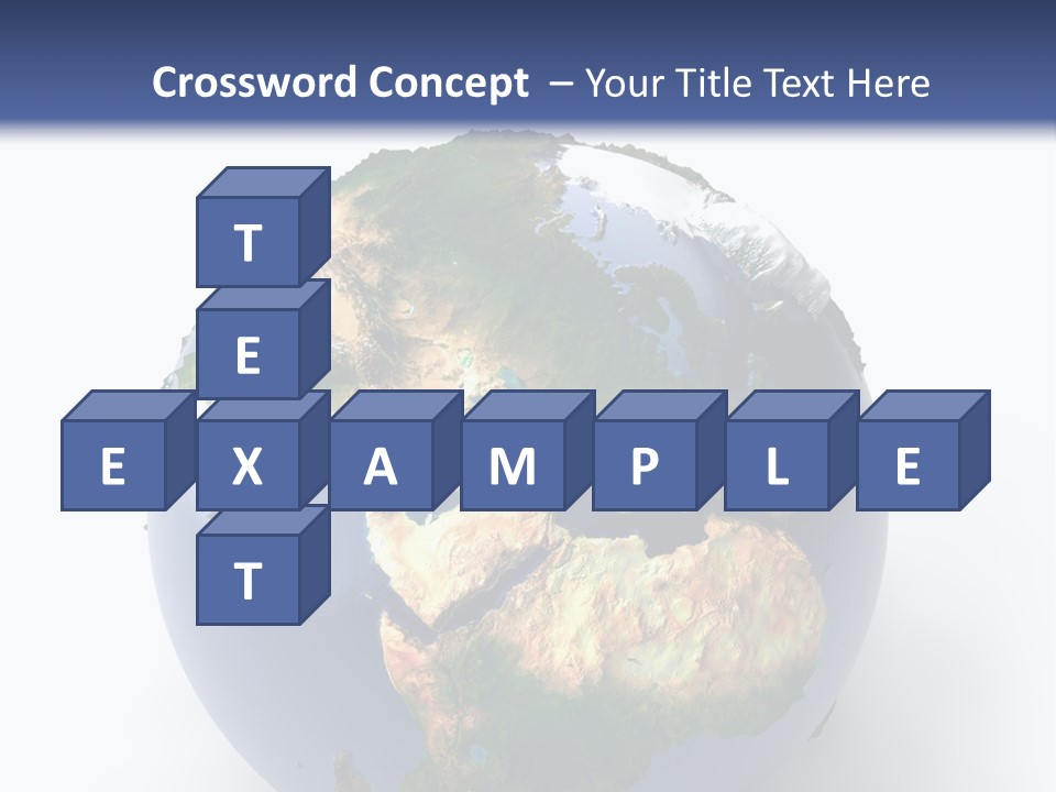 Sahara Nature Map PowerPoint Template