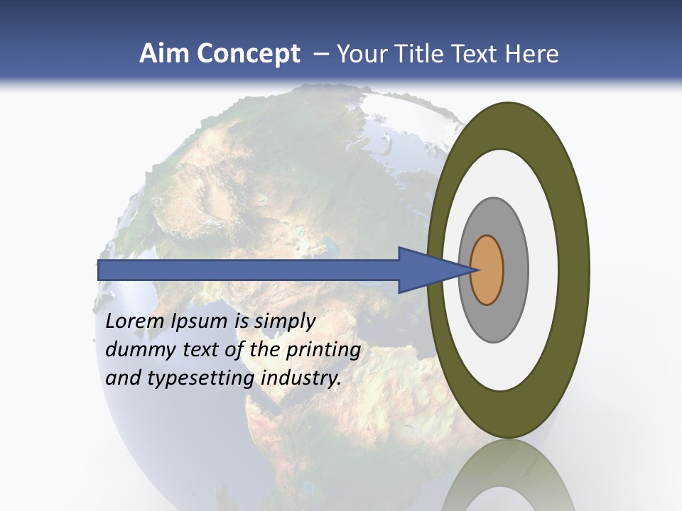Sahara Nature Map PowerPoint Template